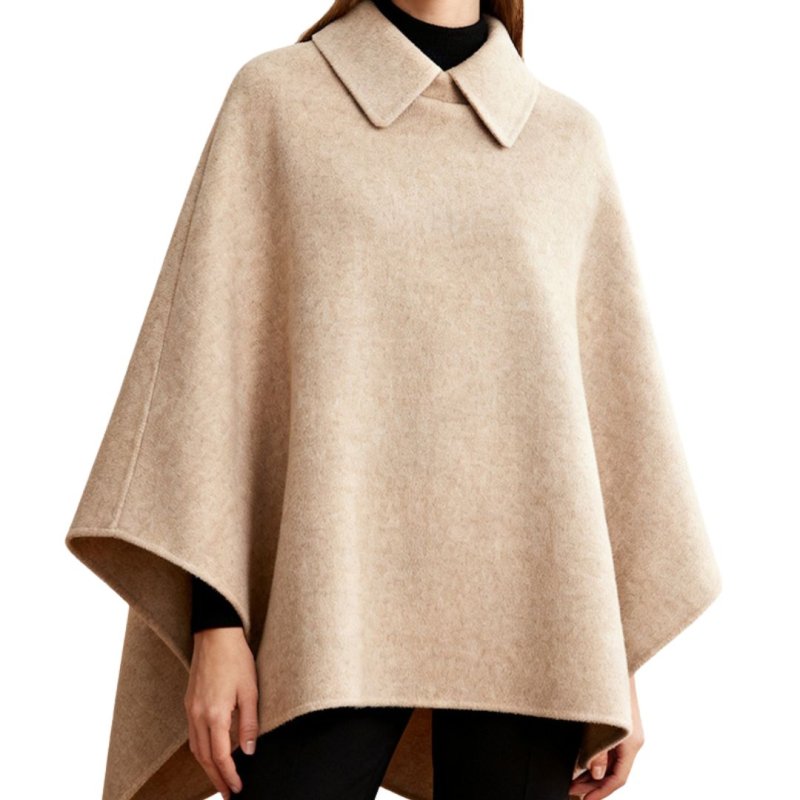 画像1: Wool cloak cape coat　ウールケープマントコートジャケット (1)