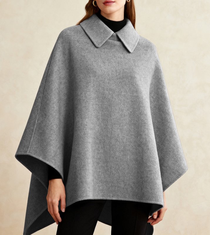 画像8: Wool cloak cape coat　ウールケープマントコートジャケット (8)