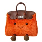 画像3: BK Smile Fur Tote Bag BK L スマイル ファー モコモコ トート ぬいぐるみ バッグ (3)