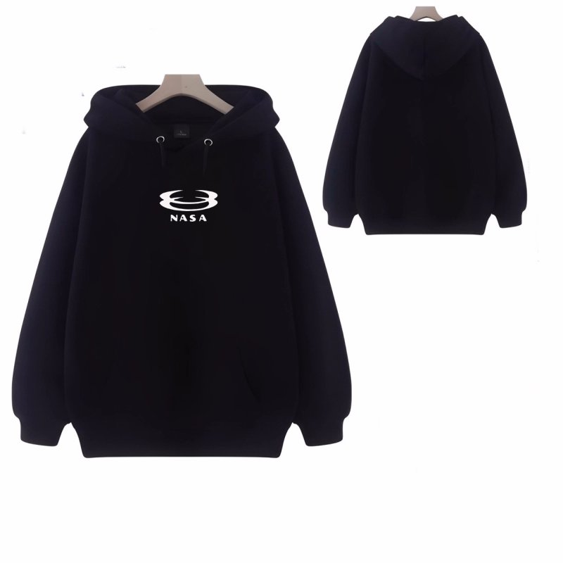 画像6: Unisex NASA x Letter Print Hoodie  男女兼用 ユニセックスNASA×レタープリントフーディパーカー (6)