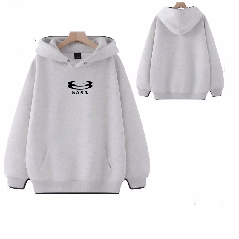 画像5: Unisex NASA x Letter Print Hoodie  男女兼用 ユニセックスNASA×レタープリントフーディパーカー (5)