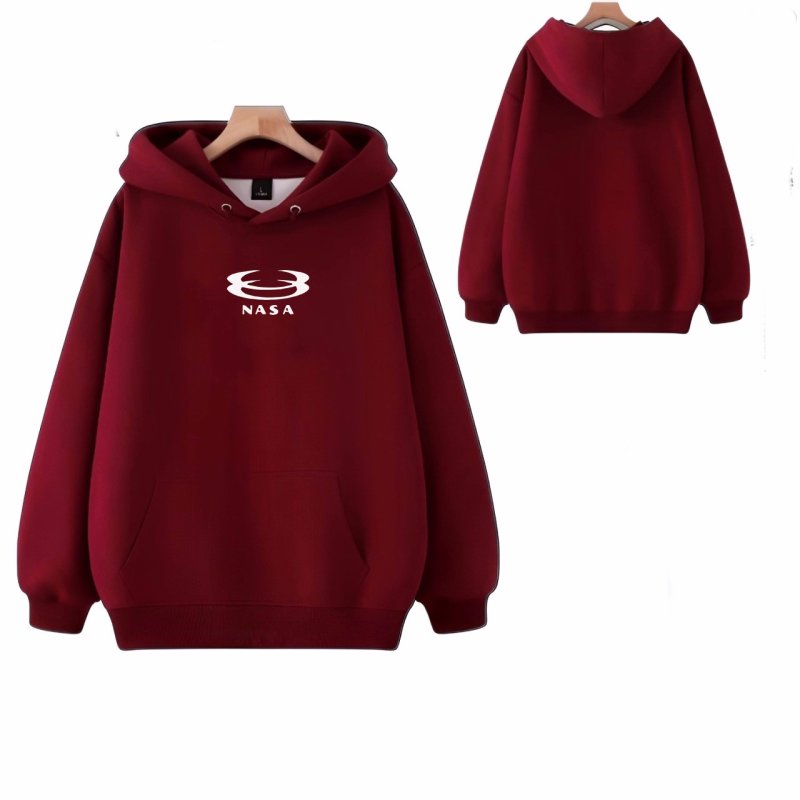 画像2: Unisex NASA x Letter Print Hoodie  男女兼用 ユニセックスNASA×レタープリントフーディパーカー (2)