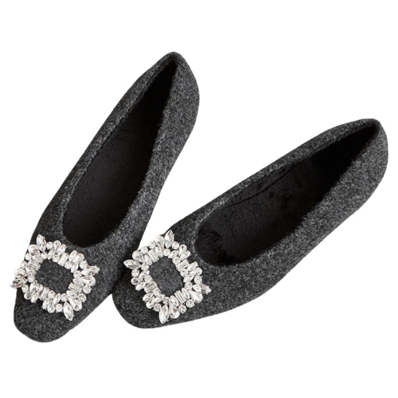 画像3: Women's Rhinestone wedge pumps　ラインストーン付きインヒール  パンプス シューズ  (3)