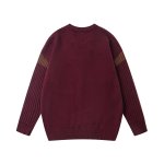 画像5: Unisex Pluto &Minnie & Bear Braided  Sweater Cardigan knitted zip-up hoodie sweater cardigan   男女兼用プルート＆ミニー＆ベア編み込みセーターニット (5)