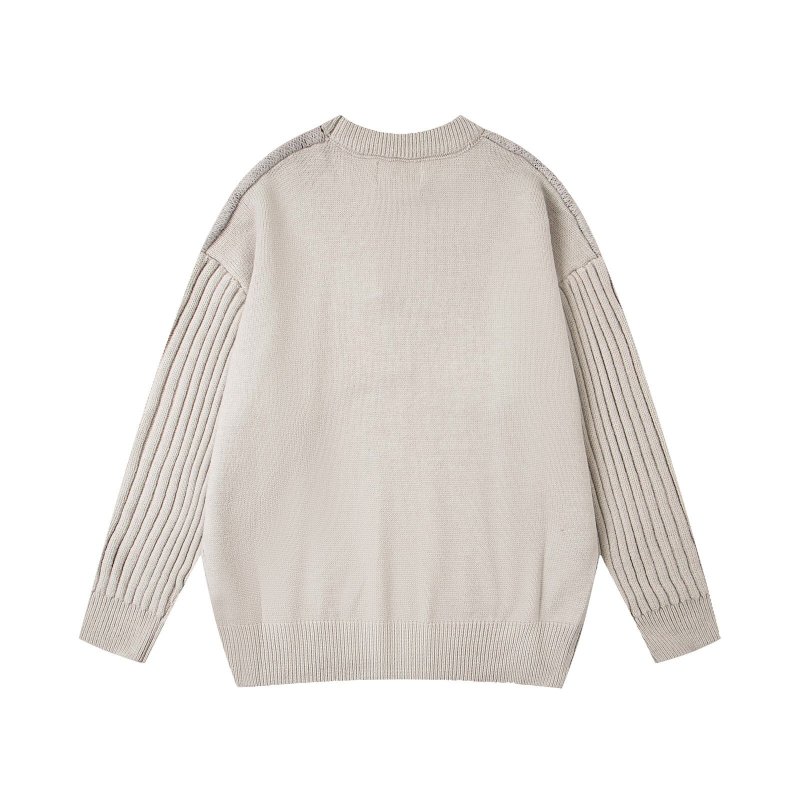 画像5: Unisex  Charlie Brown knitted crew neck sweater  男女兼用チャーリーブラウン編み込み丸首セーターニット (5)