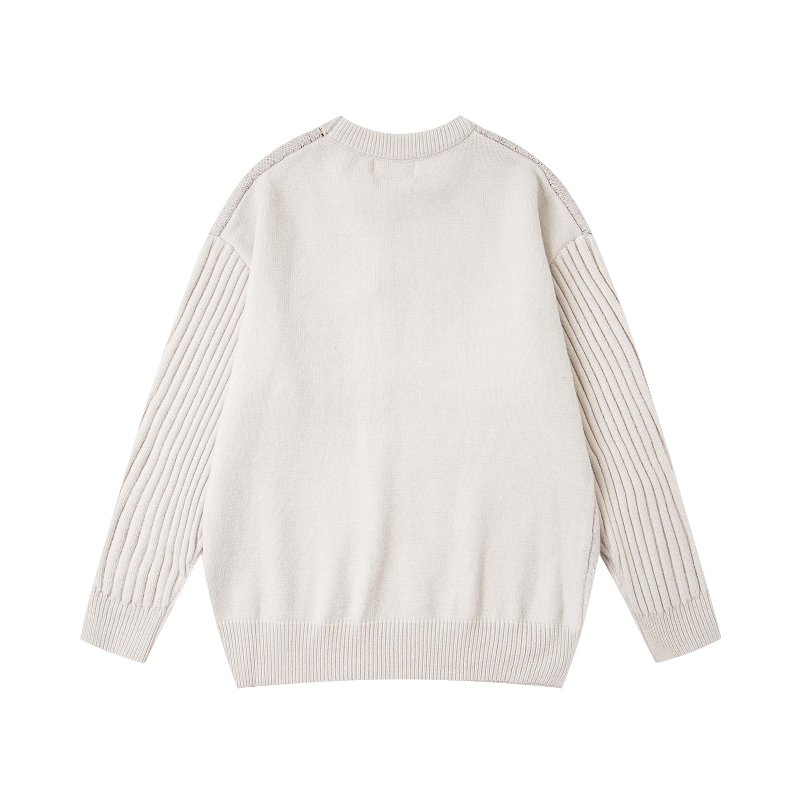 画像4: Unisex Felix the Cat＆Mickey Mouse knitted round neck sweater   男女兼用フィリックス・ザ・キャット＆ミッキーマウス編み込みラウンドネックセーターニット (4)