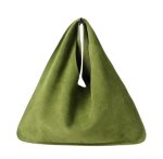 画像1: Triangle Leather Tote Shoulder Crossbody Bag　トライアングルレザートートショルダークロスボディバッグ (1)