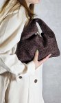 画像11: Triangle Leather Tote Shoulder Crossbody Bag　トライアングルレザートートショルダークロスボディバッグ (11)