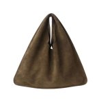 画像4: Triangle Leather Tote Shoulder Crossbody Bag　トライアングルレザートートショルダークロスボディバッグ (4)
