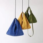 画像9: Triangle Leather Tote Shoulder Crossbody Bag　トライアングルレザートートショルダークロスボディバッグ (9)
