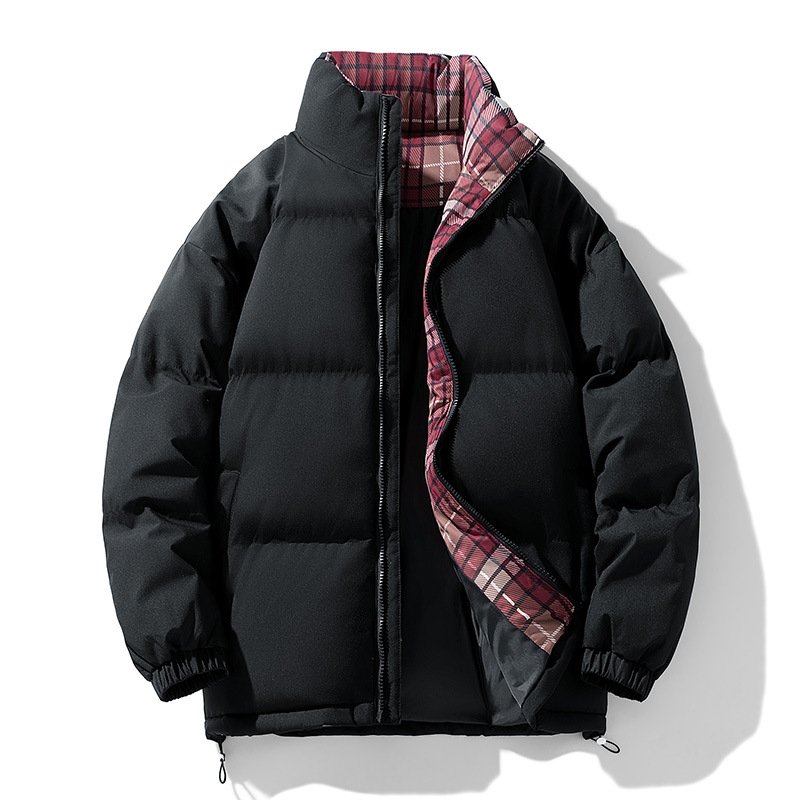画像2: Checkpoint Zip-Up Basic Down Jacket coat ユニセックス 男女兼用 チェックポイントジップアップベーシックダウンコート (2)