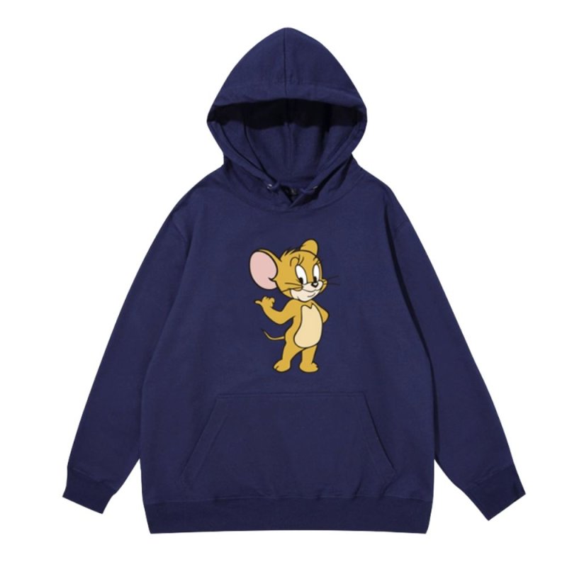 画像1:  Unisex Jerry Mouse printing Hoody Sweatshirts   ユニセックス男女兼用トム＆ジェリートムとジェリーフーディーパーカー (1)