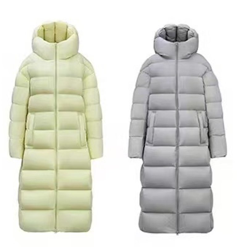 画像3: Puff Hoody White Duck Down Long Coat パフフーディホワイトダックダウンロングコート (3)