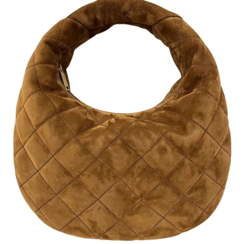 画像3: Quilted Leather Tote Underarm Bag　レザーキルティングトートアンダーアームバッグ (3)