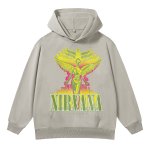 画像2: UnisexNIRVANA Fried Snowflake Washed Hoodie   男女兼用 ユニセックスNIRVANA フライドスノーフレーク ウォッシュフーディパーカー (2)