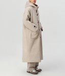 画像5: Long duffle hoodie coat ユニセックス 男女兼用 ロングダッフルフーディコート (5)