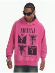 画像10: Unisex Nirvana Four Quadrant Wash Hoodie  男女兼用 ユニセックスニルヴァーナ フォー・クアドラントウォッシュフーディ (10)