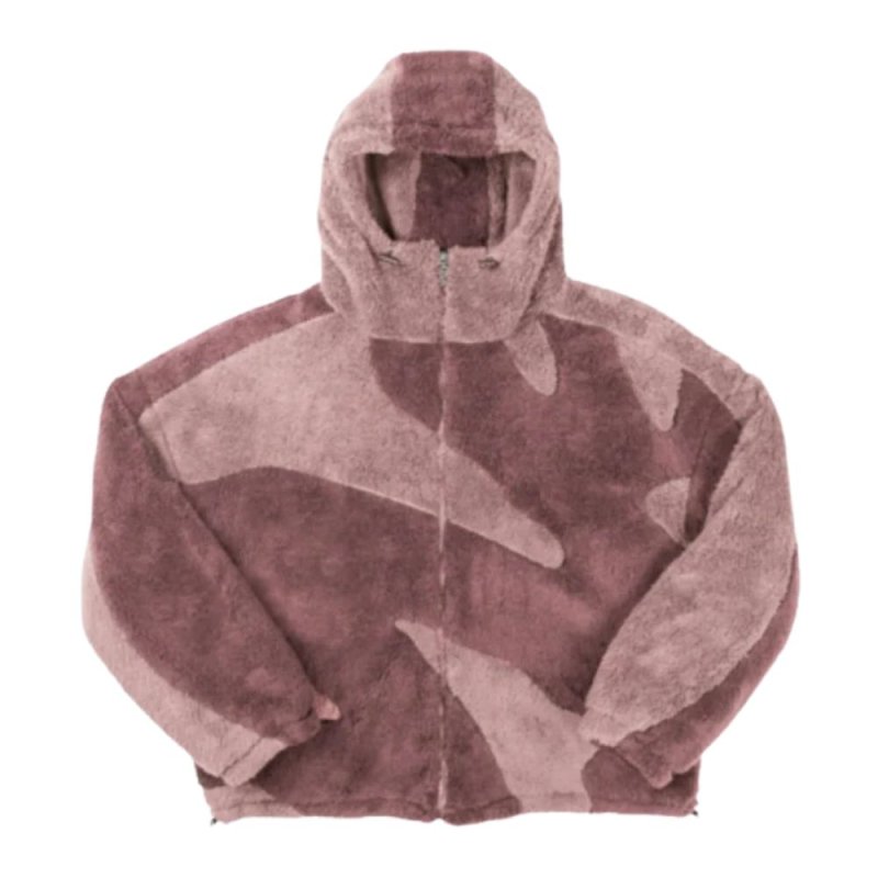 画像8: Day one Classic Midnight Fleece エコファー フーディー モコモコ フリース パーカー ジャケット (8)