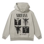 画像3: Unisex Nirvana Four Quadrant Wash Hoodie  男女兼用 ユニセックスニルヴァーナ フォー・クアドラントウォッシュフーディ (3)
