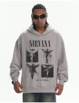 画像8: Unisex Nirvana Four Quadrant Wash Hoodie  男女兼用 ユニセックスニルヴァーナ フォー・クアドラントウォッシュフーディ (8)