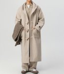 画像4: Long duffle hoodie coat ユニセックス 男女兼用 ロングダッフルフーディコート (4)