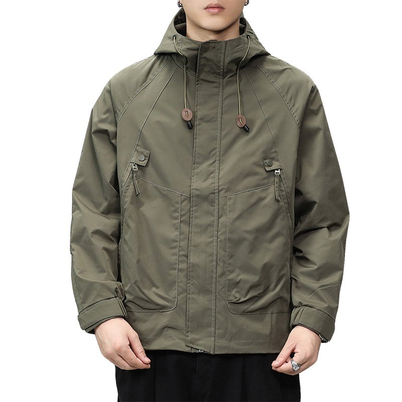 画像6: Advanced Outdoor Windbreaker Jacket Coat ユニセックス 男女兼用 アドバンスアウトドアウィンドブレーカージャケットコート (6)