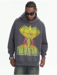 画像6: UnisexNIRVANA Fried Snowflake Washed Hoodie   男女兼用 ユニセックスNIRVANA フライドスノーフレーク ウォッシュフーディパーカー (6)