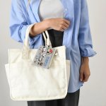 画像7: Snoopy Embroidered Small Key Bag Keychain Card Case  Fashion Accessory   スヌーピーキーバッグチャームキーホルダーファッションチャーム (7)