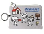 画像2: Snoopy Embroidered Small Key Bag Keychain Card Case  Fashion Accessory   スヌーピーキーバッグチャームキーホルダーファッションチャーム (2)
