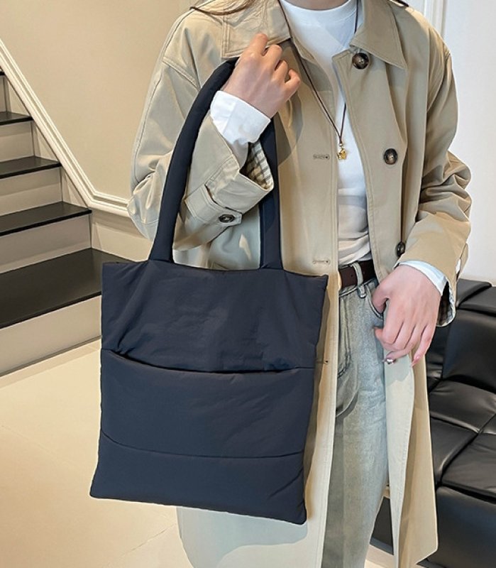 画像7: Basic Down Tote Shoulder Bag ベーシックダウントートショルダーバッグ (7)
