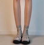 画像9: Thick-soled cross-strap rubber ankle boots  厚底クロスストラップラバーブーツ ショートアンクルブーツ  (9)