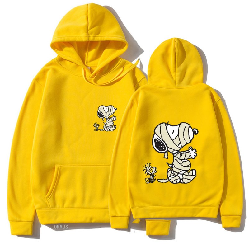 画像9: Unisex Snoopy and Woodstock who got hurt Print  Hoodie  sweatshirt  ユニセックス男女兼用怪我のスヌーピー&ウッドストックフーディスウェットパーカー  (9)