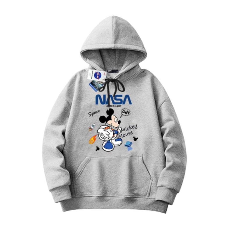画像6: NASA x Mickey Mouse Sweatshirt Hoodie ユニセックス 男女兼用 NASA ナサ× ミッキーマウス ウェットパーカー トレーナー (6)