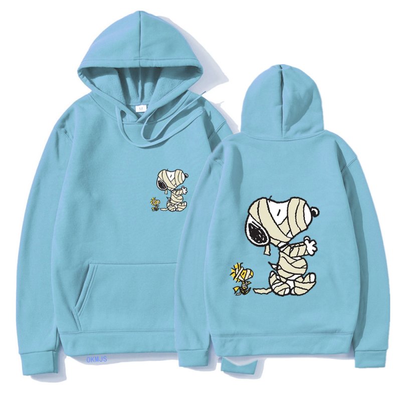 画像13: Unisex Snoopy and Woodstock who got hurt Print  Hoodie  sweatshirt  ユニセックス男女兼用怪我のスヌーピー&ウッドストックフーディスウェットパーカー  (13)