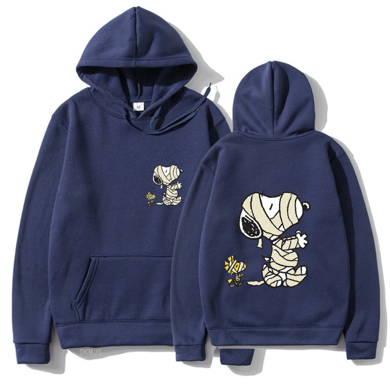 画像4: Unisex Snoopy and Woodstock who got hurt Print  Hoodie  sweatshirt  ユニセックス男女兼用怪我のスヌーピー&ウッドストックフーディスウェットパーカー  (4)