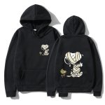 画像2: Unisex Snoopy and Woodstock who got hurt Print  Hoodie  sweatshirt  ユニセックス男女兼用怪我のスヌーピー&ウッドストックフーディスウェットパーカー  (2)