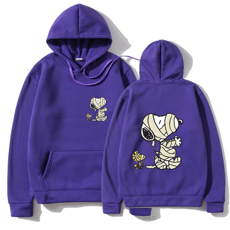 画像15: Unisex Snoopy and Woodstock who got hurt Print  Hoodie  sweatshirt  ユニセックス男女兼用怪我のスヌーピー&ウッドストックフーディスウェットパーカー  (15)