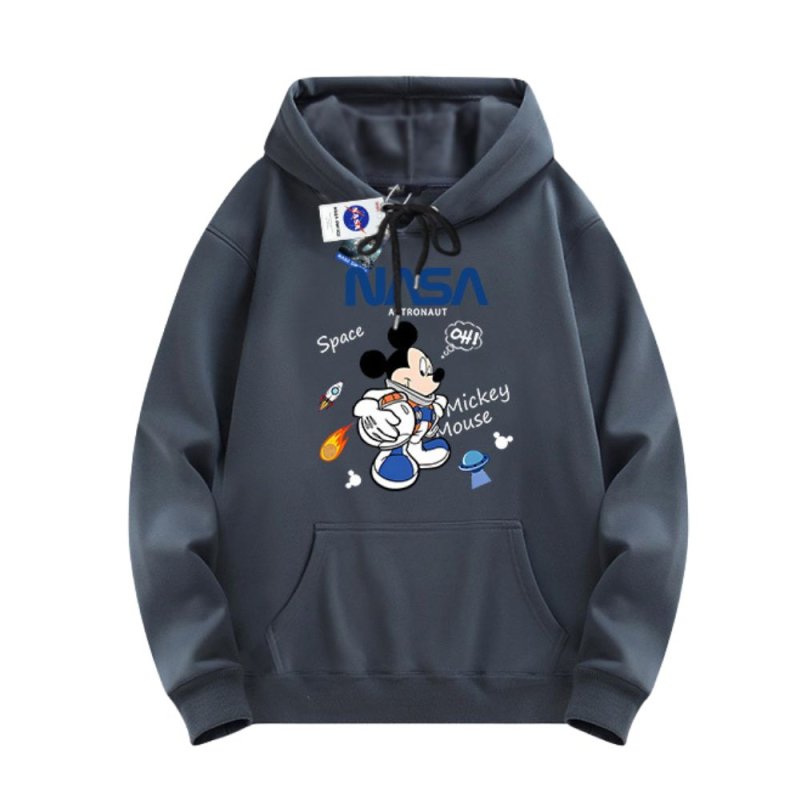 画像9: NASA x Mickey Mouse Sweatshirt Hoodie ユニセックス 男女兼用 NASA ナサ× ミッキーマウス ウェットパーカー トレーナー (9)