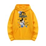 画像3: NASA x Mickey Mouse Sweatshirt Hoodie ユニセックス 男女兼用 NASA ナサ× ミッキーマウス ウェットパーカー トレーナー (3)