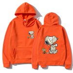 画像10: Unisex Snoopy and Woodstock who got hurt Print  Hoodie  sweatshirt  ユニセックス男女兼用怪我のスヌーピー&ウッドストックフーディスウェットパーカー  (10)