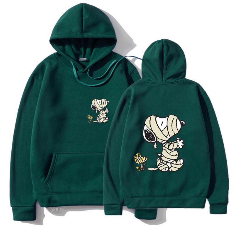 画像11: Unisex Snoopy and Woodstock who got hurt Print  Hoodie  sweatshirt  ユニセックス男女兼用怪我のスヌーピー&ウッドストックフーディスウェットパーカー  (11)