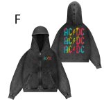 画像7: Unisex 80s AC/DC rock band washed hoodie   男女兼用 ユニセックス80年ACDCロックバンドウォッシュフーディパーカー (7)
