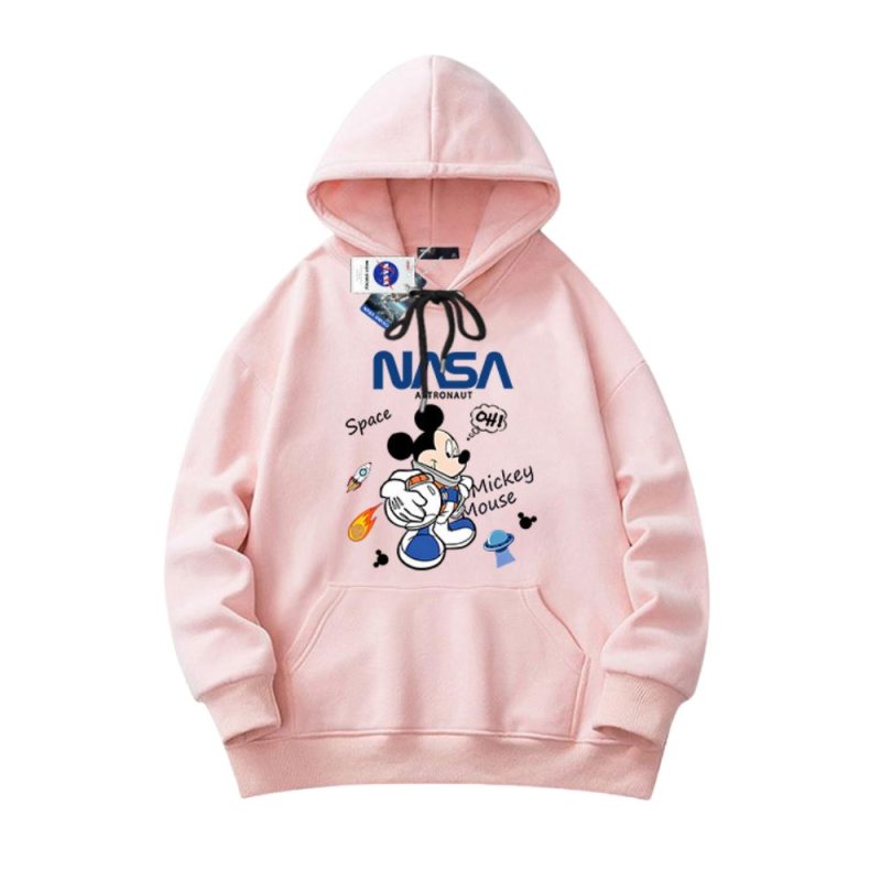 画像4: NASA x Mickey Mouse Sweatshirt Hoodie ユニセックス 男女兼用 NASA ナサ× ミッキーマウス ウェットパーカー トレーナー (4)