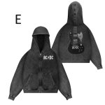 画像6: Unisex 80s AC/DC rock band washed hoodie   男女兼用 ユニセックス80年ACDCロックバンドウォッシュフーディパーカー (6)