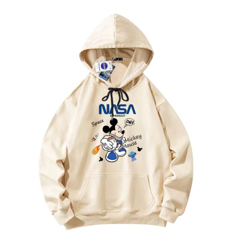 画像7: NASA x Mickey Mouse Sweatshirt Hoodie ユニセックス 男女兼用 NASA ナサ× ミッキーマウス ウェットパーカー トレーナー (7)