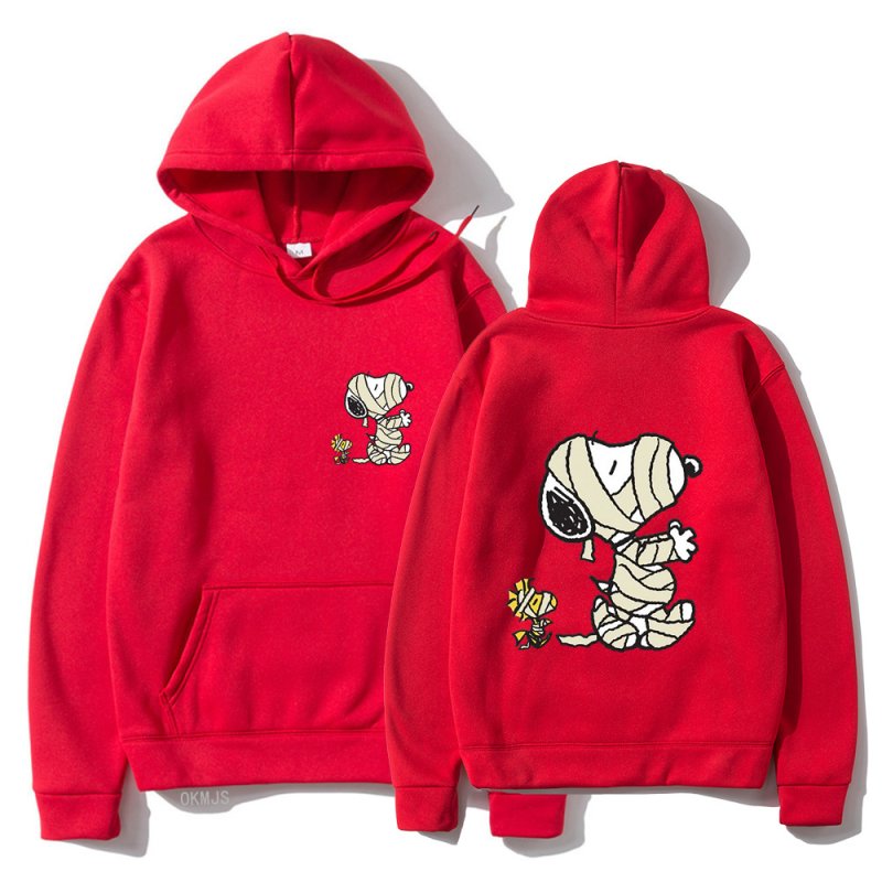 画像7: Unisex Snoopy and Woodstock who got hurt Print  Hoodie  sweatshirt  ユニセックス男女兼用怪我のスヌーピー&ウッドストックフーディスウェットパーカー  (7)