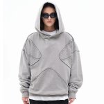 画像5: Unisex Reverse Car Design Work Unsolid Color Hoodie  ユニセックス男女兼用リバースカーデザインワークユンソリッドカラーフーディスウェットパーカー  (5)