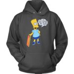 画像1: Unisex Im-Bart-Simpson  Hoodie  sweatshirt  ユニセックス男女兼用シンプソンバートシンプソンフーディスウェットパーカー  (1)