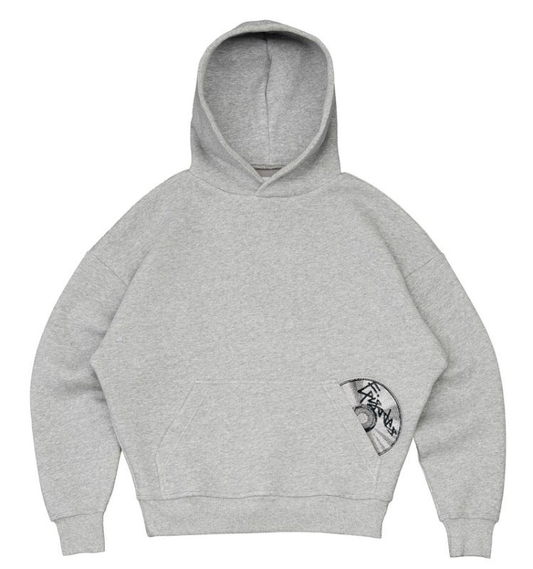 画像4: Vintage Street CD Embroidered Pullover Hoodie & Sweatpants Set ユニセックス男女兼用 ヴィンテージストリートCD刺繍フーディスウェットセットアップ スウェット&パンツ (4)