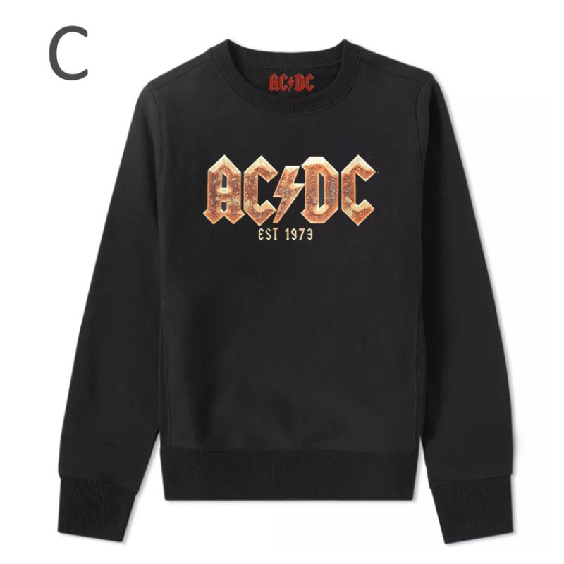 画像4: Unisex AC/DC rock band photos and graphic paintings Sweatshirt  Shirts Pullover  ACDCバンドフォト&グラフィックプリント スウェット トレーナー ユニセックス 男女兼用  (4)